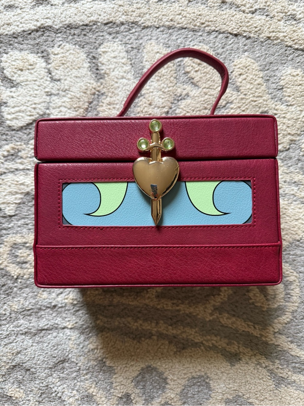 Disney Evil Queen “heart box” bag with detachable strap.
